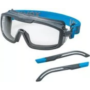 Safety goggles Uvex i-guard+kit Polycarbonate Blue Grey Transparent