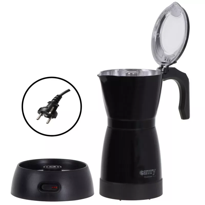 Electric Moka Coffee Maker Camry CR 4415b 0.5 L, 480 W, black