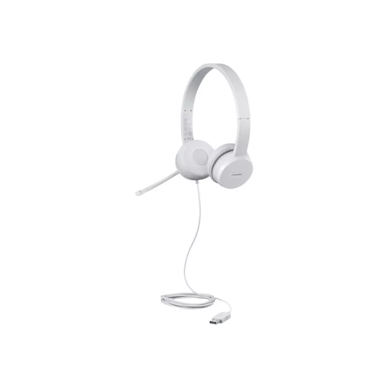 Lenovo GXD1E71385 headphones/headset Wired Wrist Calls/Music USB Type-A Grey