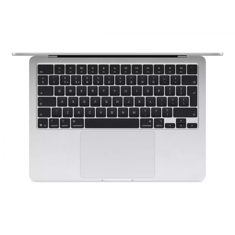 Apple MacBook Air 13 (2025), 16GB, 512GB, M4 (10-CPU/10-GPU), Silver, 35W Dual USB-C Port Power Adapter, German, MW0X3D/A