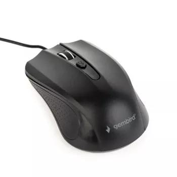 Optical mouse black USB 1.8m cable