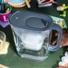 Water filter jug BRITA Style Essential 2.4 L Graphite — pitcher with MAXTRA cartridge, Smart Light, 1.4 L filtered capacity