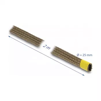 Cable Sleeve DeLOCK 20889 Brown Basalt Fiber 2.5 cm