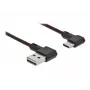 USB Cable DeLOCK EASY-USB 2.0 Type-A Male to Type-C Male 0.5m Black