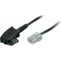 Telephone Cable ShiverPeaks BS70002-6 6m Black