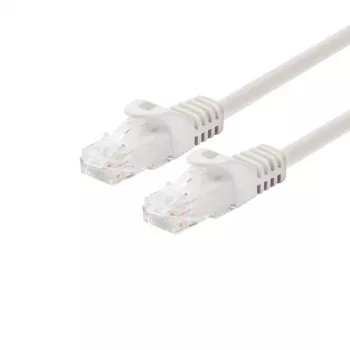 LOGON networking cable Cat6a U/UTP 15 m Ivory, RJ-45–RJ-45