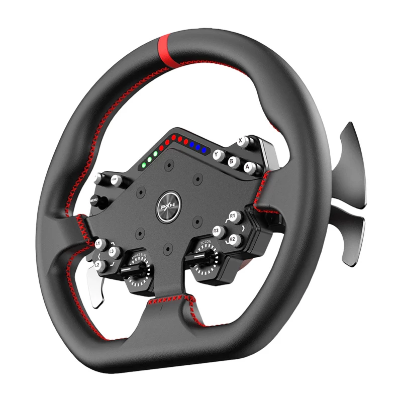 Gaming steering wheel PXN WDS R2 with adjustable sensitivity and vibration feedback