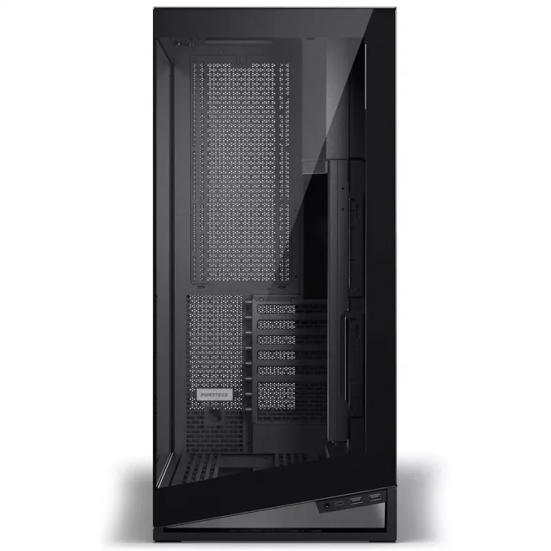 PHANTEKS NV-Series NV9 MK2 PC-Enclosure, EATX, DRGB, Tempered Glass - black & M25 Gen2 PWM D-RGB Fan 3er-Pack - Reverse Blade, 140mm, black + DRG