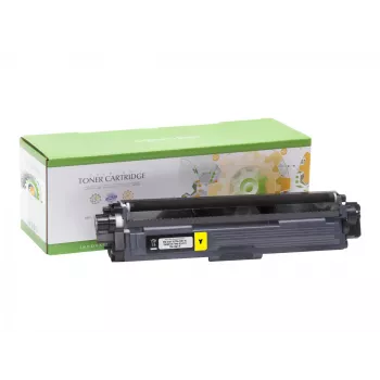 Toner cartridge Static Control for Brother TN-221Y / TN-241Y, yellow, compatible replacement
