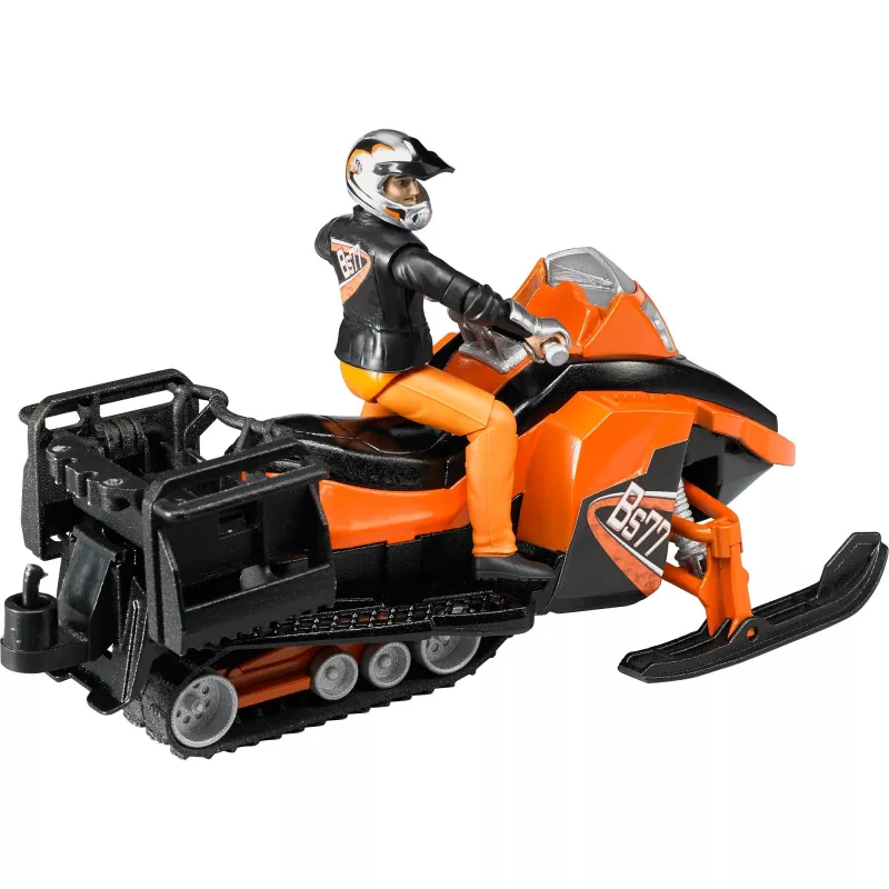 Bruder Snowmobile with driver