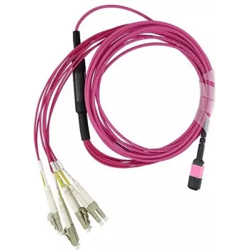 MPO-4xLC Multimode OM4 Patch Cable 10 Meter BlueOptics FG-TRAN-QSFP-4SFP-10
