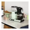 Drip coffee maker MOCCAMASTER KBG Select — 1.25 L water tank, 10-cup capacity, stainless steel, pastel green