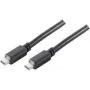 USB Cable ShiverPeaks BS77140-1.5 1.5m USB 3.2 Gen 2 Black