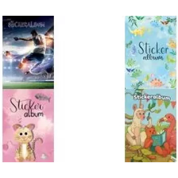 Sticker album Zdesign - Dinozaury, collectible sticker book for organizing and displaying stickers