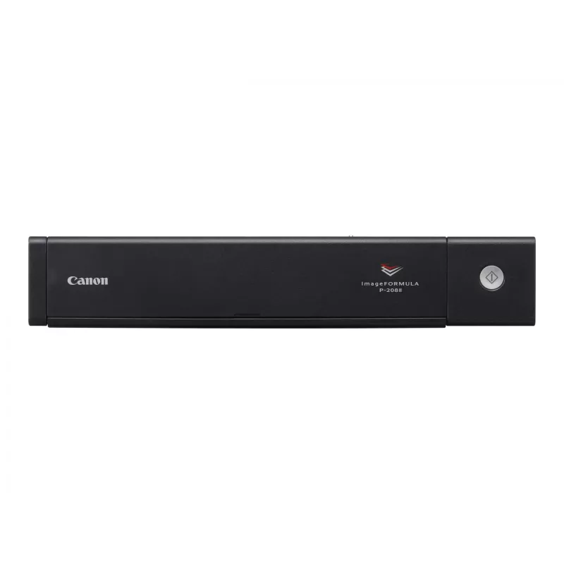 Canon imageFORMULA P-208II Portable Duplex Document Scanner, 216 x 356 mm, 600 x 600 DPI, 24 bit, 8 ppm, 6 ppm, 16 ipm
