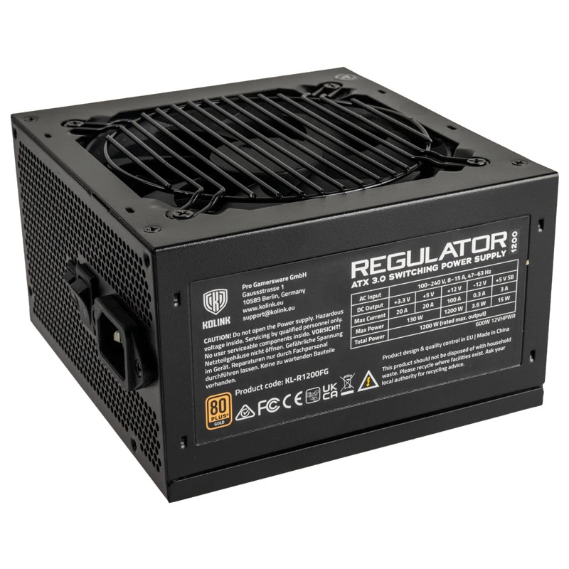 Power Supply Kolink Regulator KL-R1200FG 1200W