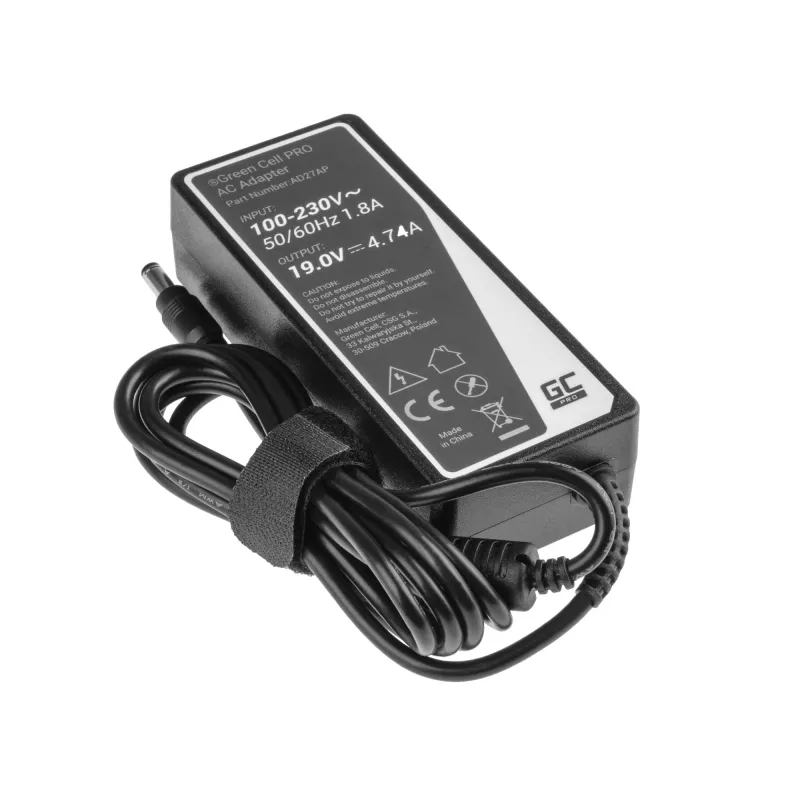 Green Cell AD27AP power adapter/inverter Indoor 90 W Black