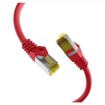 EFB-Elektronik RJ45 Patch Cable Cat.6A S/FTP LSZHCat.7 Raw Cable Red 0,15m Manufacturer: EFB Elektronik (MK7001.0,15R)
