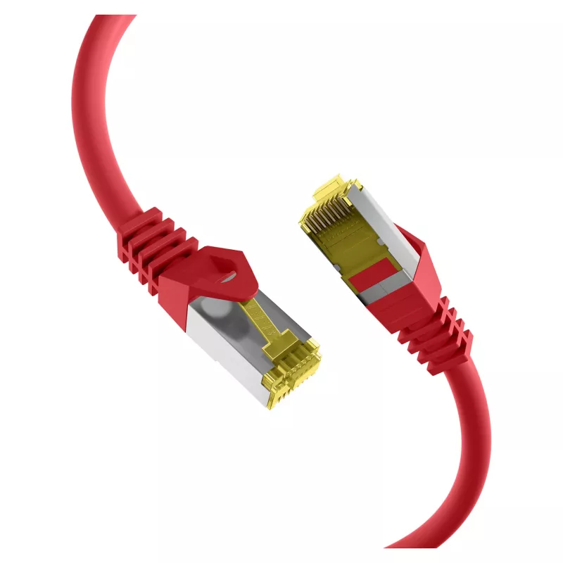 EFB-Elektronik RJ45 Patch Cable Cat.6A S/FTP LSZHCat.7 Raw Cable Red 0,15m Manufacturer: EFB Elektronik (MK7001.0,15R)