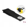DeLOCK Heavy-duty Hook-and-loop strap L 260 x W 38 mm black 5 pcs