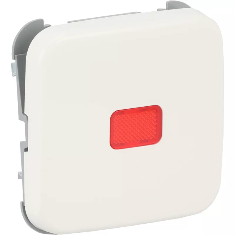 busch jaeger BJ Reflex SI rocker switch cover red dome alpinweiß model 2509-214