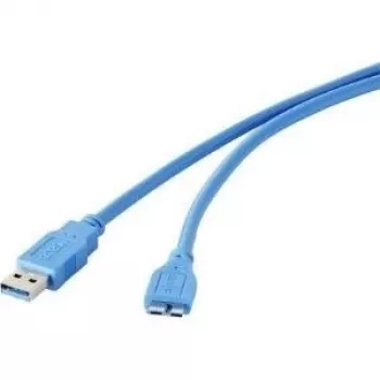 USB cable Renkforce 1421511 — USB Type A (male) to Micro-USB Type B (3.0), 30 cm