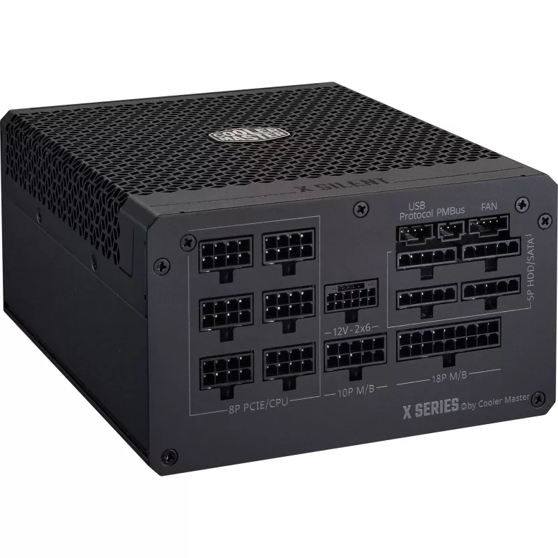 Power supply unit Cooler Master X Silent Edge Platinum 1100 W 24-pin ATX Black