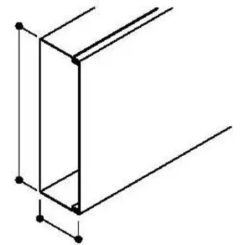 Cable Routing Duct LKM 60200 60x200 galvanized (6247164)