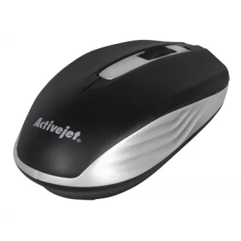 Wireless mouse ActiveJet AMY-313, RF nano receiver, optical 1200 DPI, ambidextrous, 3 buttons, AA battery