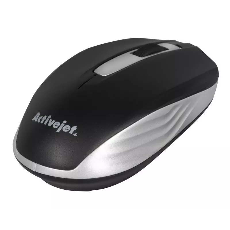 Wireless mouse ActiveJet AMY-313, RF nano receiver, optical 1200 DPI, ambidextrous, 3 buttons, AA battery
