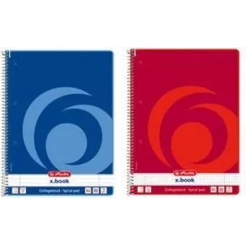 Writing notebook Herlitz 10834125 A4 80 sheets Blue