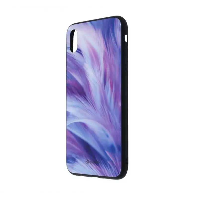 Phone cover Tellur Cover Glass Print for iPhone XS Max — printed glass back protector case