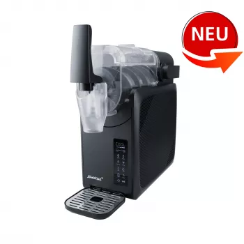 slush maker FDM 2 , ice cream maker black, for 2.000ml Slush, 220 Watt compressor