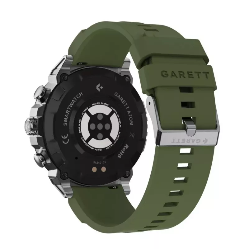 Smartwatch Garett Atom Silver Steel