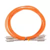 Fibre optic cable Extralink EX.3692 — FTTH OM2 SC‑SC, 1 m, full duplex, red