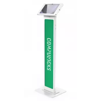 Floor stand enclosure for Galaxy Tab A9+ by Compulocks — Apex brandable with mounting kit