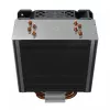 CPU air cooler SAVIO SAVGCOVORTEXX2ARGB with 4 heat pipes, 120mm ARGB fan, black