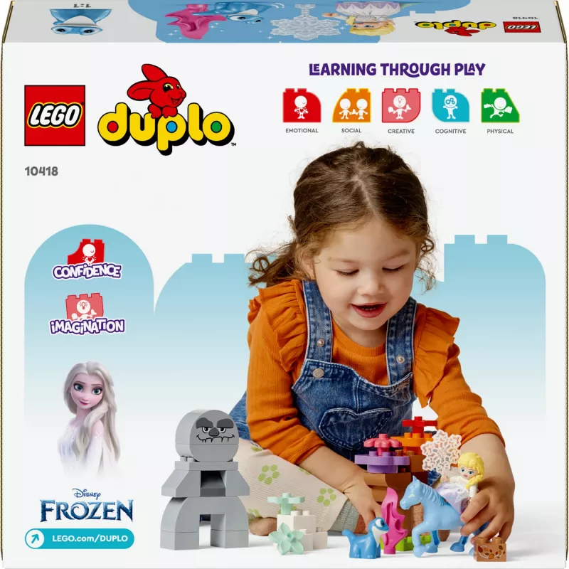 LEGO DUPLO playset 10418 — Disney Elsa and Bruni in the Enchanted Forest, 31 pieces, 2+ years