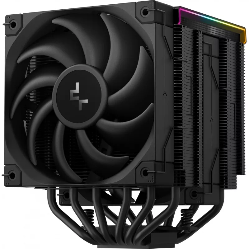 Air cooler DeepCool AK620 Digital PRO — 120 mm fan, 1750 RPM, 25 dB, 12 V, suitable for LGA1700/AM5, black