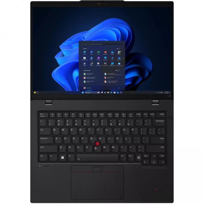 Lenovo ThinkPad L14 Gen 6 (Intel) Intel Core Ultra 7 255U Laptop 35.6 cm (14 inch) WUXGA 16 GB DDR5-SDRAM 512 GB SSD Wi-Fi 6E (802.11ax) Windows 11 Pro German Black
