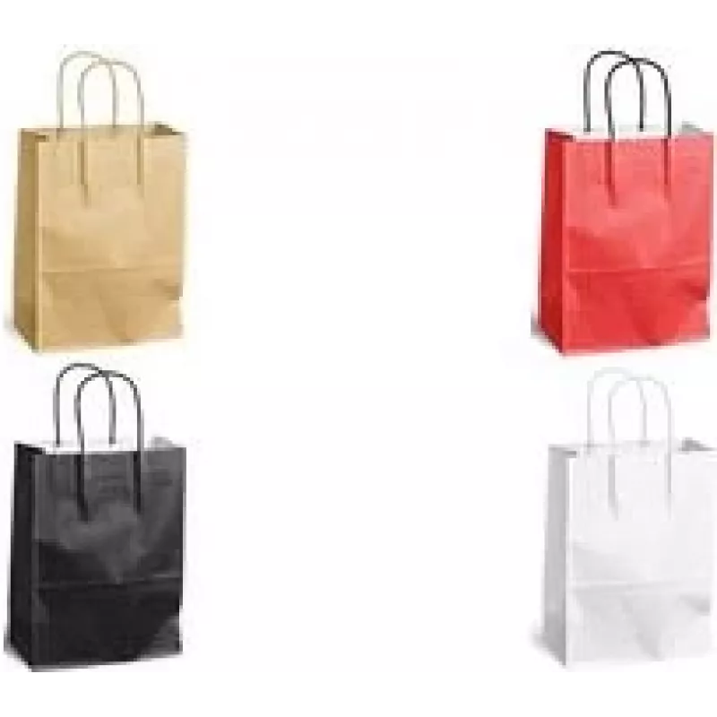 Paper Carrier Bag MAILmedia 30108514 — 8.7 L, Black, 240×110×330 mm
