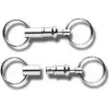 Key holder WEDO 262 51526 — metal key rings, silver nickel-plated
