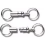 Key holder WEDO 262 51526 — metal key rings, silver nickel-plated