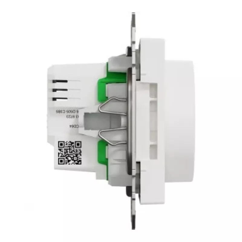 Rotary LED dimmer Schneider Electric WDE002961, multiwire, 200W, white