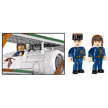 Construction Set Cobi Blocks Nieuport 17 C.1 277 pcs — Model Aircraft Kit, Collectible Brick Set