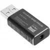 Internal USB Type-A to 3.5 mm DAC adapter Sharkoon DAC Pro S — 2 V output, black, compact (42×17.3×9.7 mm)
