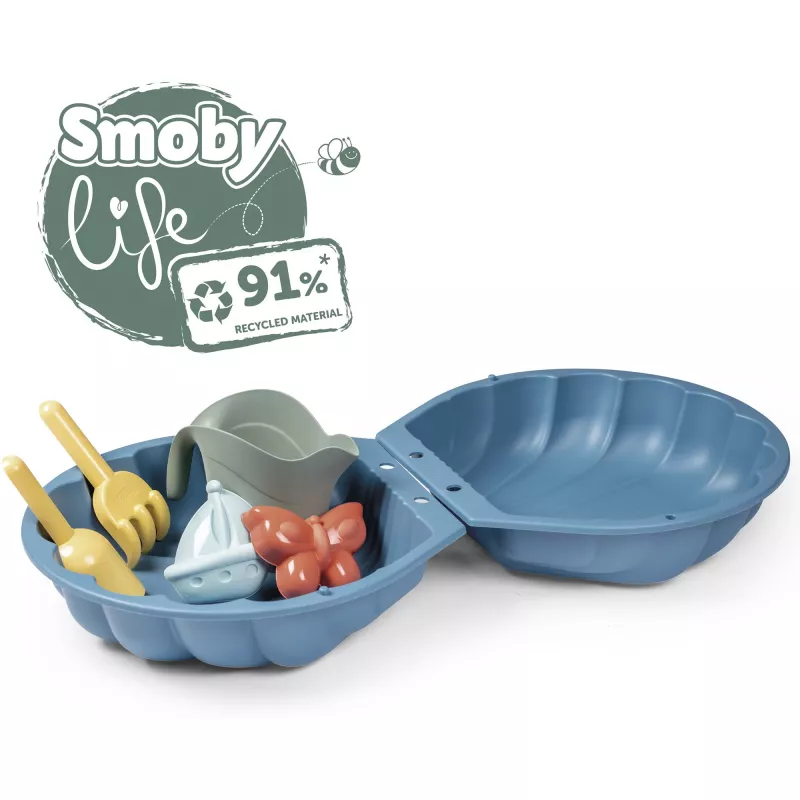 Life Double Sandpit Shell, Garden Play Equipment