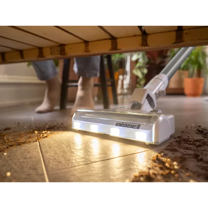 Bissell Stick Vacuum | PowerClean | Cordless operating | 200 W | Operating time (max) 40 min | Warm White/Gray/Sparkling Silver