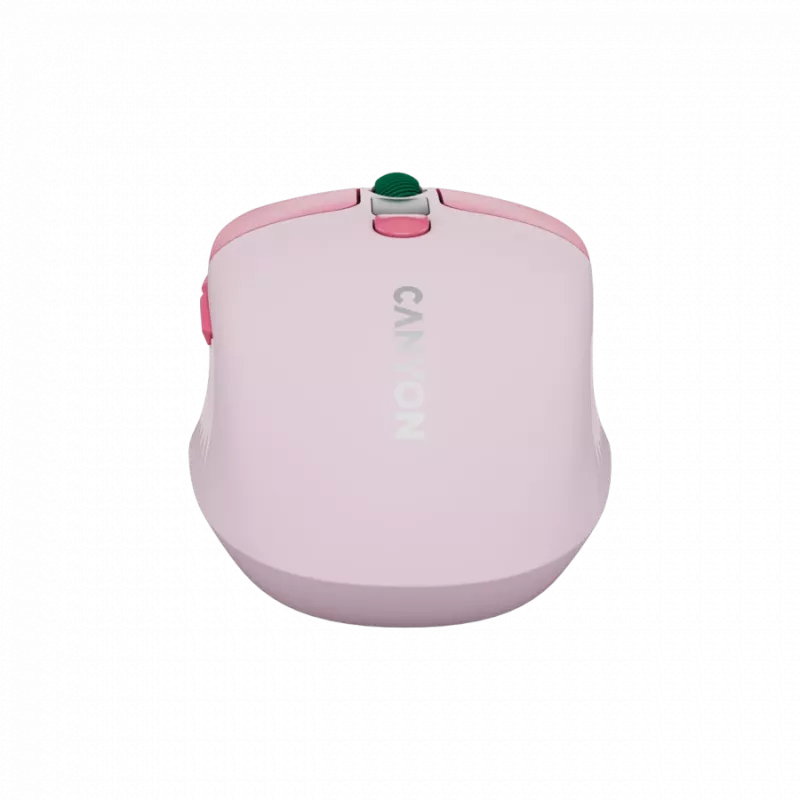 Canyon MW-26 - 2in1 wireless optical mouse Bluetooth / 2.4 GHz - silent - pink
