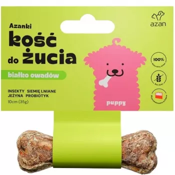 Dog treat Brit AZANKI Bone with Insects and Probiotic 10 cm — hypoallergenic, grain-free, 35 g